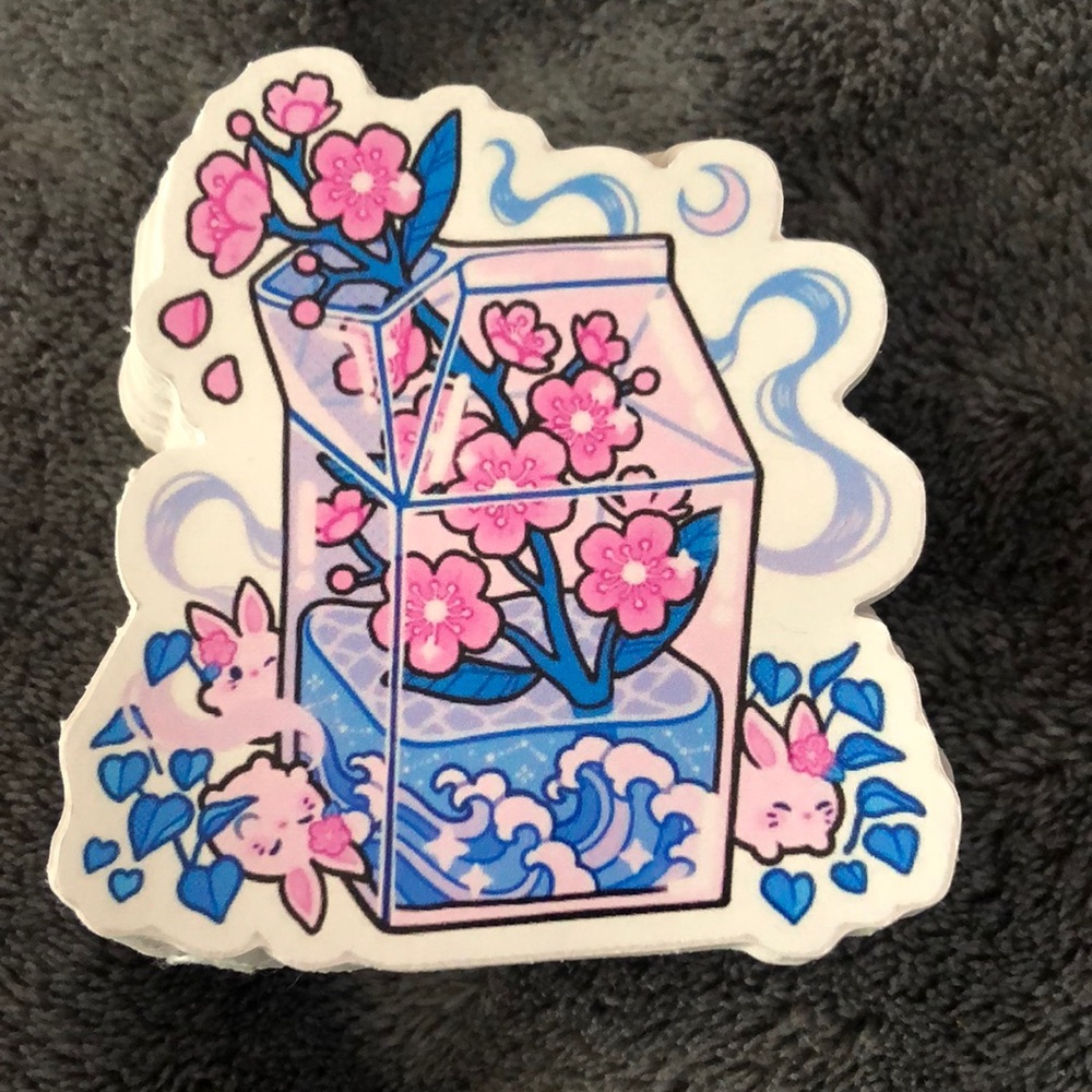 Flower milk cart